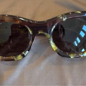 Chloe Brown and Yellow Sunglasses